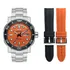 Relogio Orient Poseidon Laranja f49ss014 O1sx Nfe E Garantia
